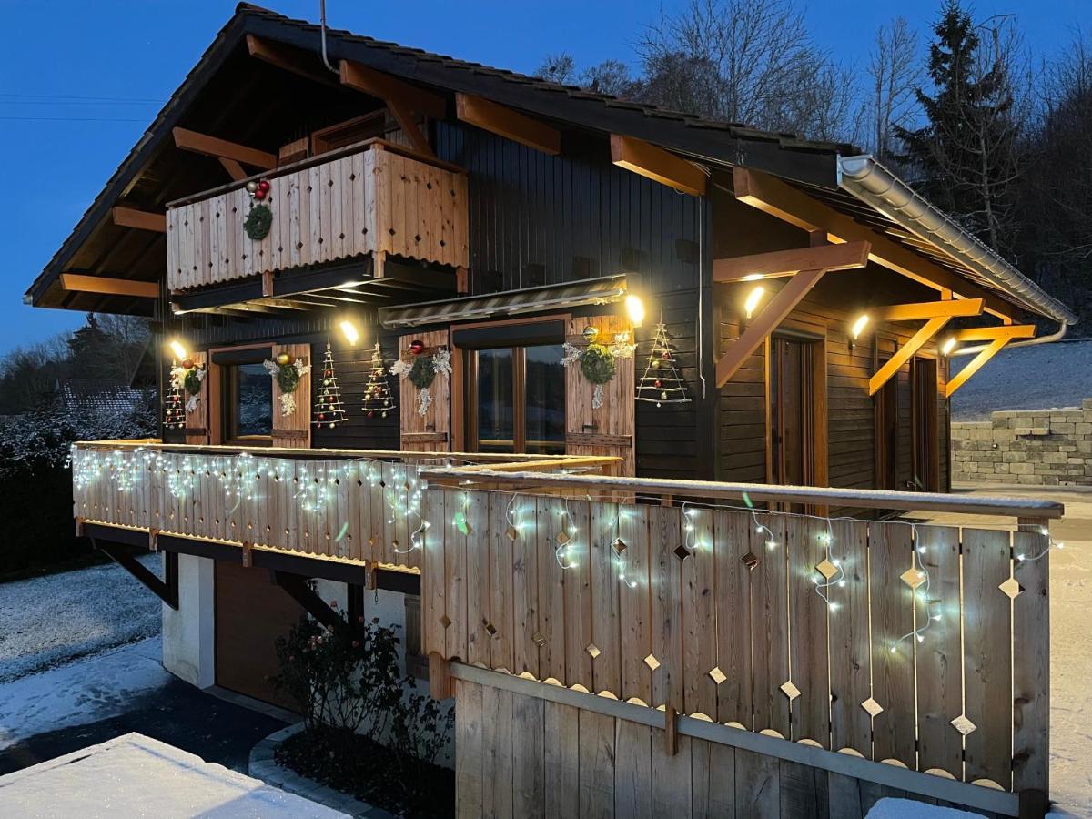 Chalet-Michel Avec Spa Montperreux Exterior photo